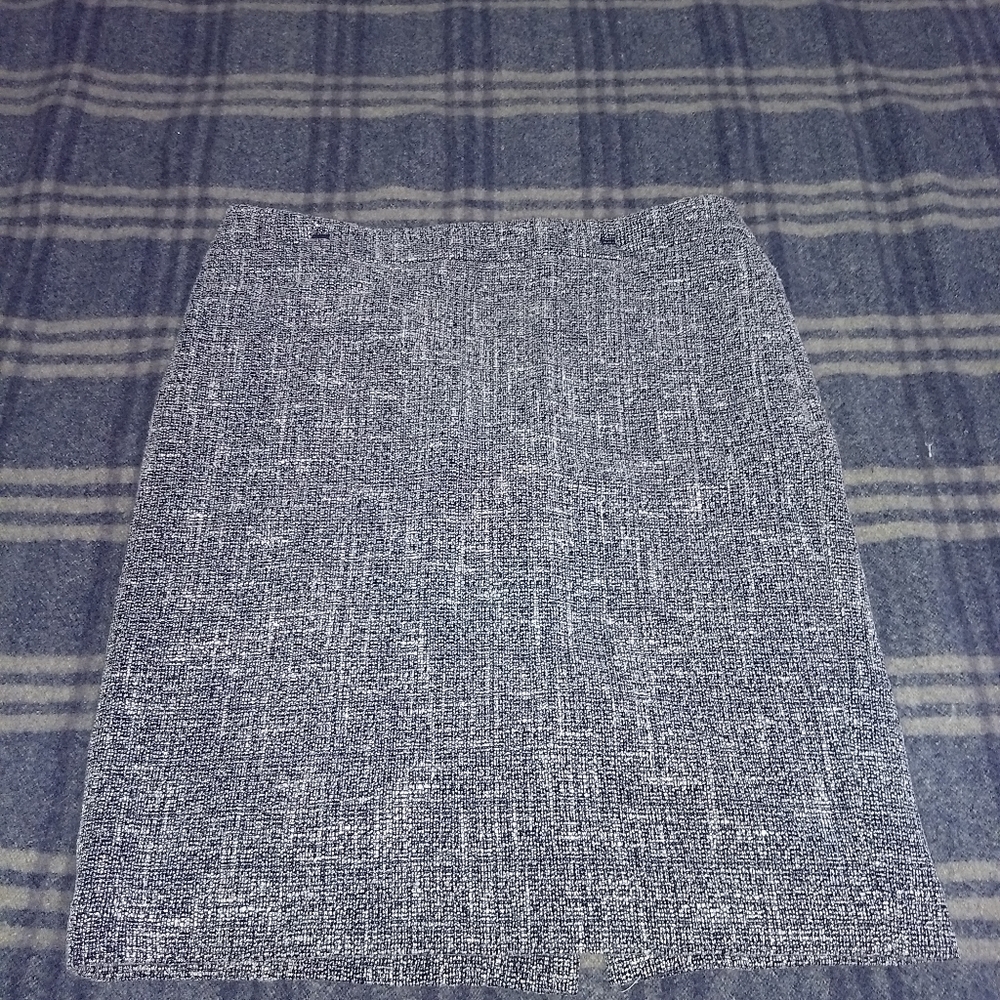 Ann Taylor Tweed Grey Skirt